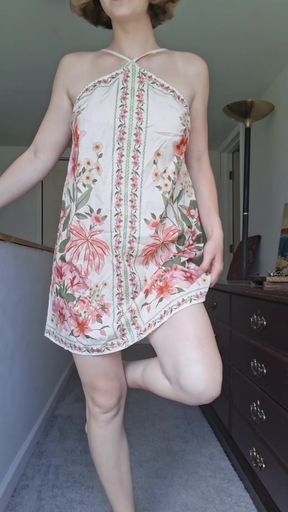 Floral summer dress
