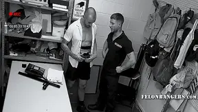 Busted Bent Over: Thief Gets Pounded by Cops Massive Shaft – 18+