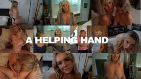 A Helping Hand - Breeding Stepmom and Girlfriend together - Anna Scot and Ameila Jones