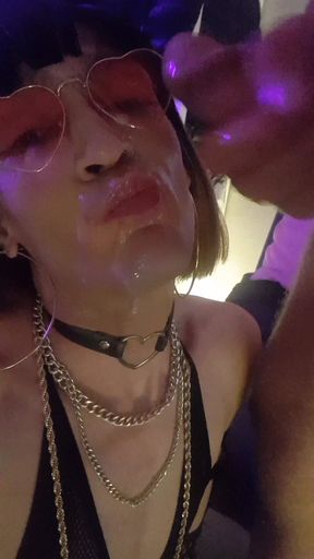 This Bitch Didn't Pay Her Rent, She Will Serve as a Support for Her Landlord's Cock Juice. Vanessabitchx