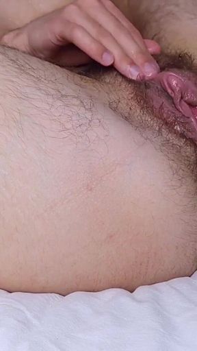 Ftm Slut Makes His Pussy Cream and Cums with Beautiful Dildo