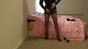 Brandy Nash - In Domme Outfit Stroking