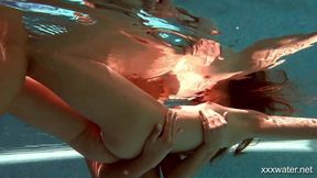 ”Olla Oglaebina & Irina Russaka hot nude girls in the pool”