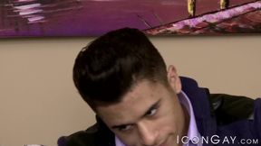 Good looking Armond Rizzo allowed his nice ass to get sabotaged by a girthy sausage