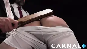 Hot Marcus Ryan spanked in front of pervy holy men