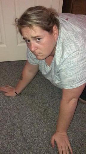 My fat bitch where she belongs