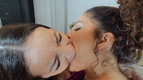 LET ME KISS YOUR HUGE TONGUE? - BY KIARA AND CELINE - PART 4