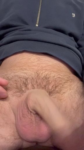FPOV. Lift the limmy dick with your lips. Foreskin.