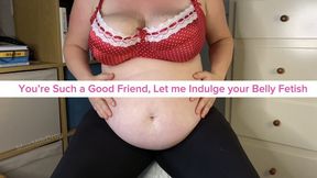 Stroke to my Fat Belly with Oil and Cum Encouragement