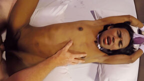 ”Transgender bunny swallowed big white meat & pleased huge cock white client”