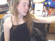 Storage Office BJ fantasy and Dildo fuck