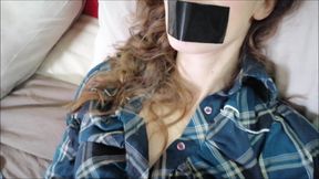 The Christmas'eve: Part One Masturbating at Home with My Feet Tied