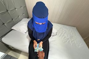 Veiled Girl Willing to Be Bogged by Friend's Stepdad for Lifestyle