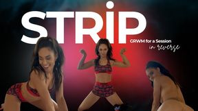 Reverse Strip Tease — Jessica Gets Ready For A Session