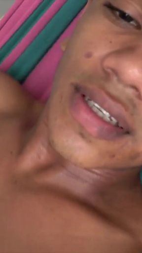 Epic moment from "Handsome twink latino boy Mitch Seangers with big dick"