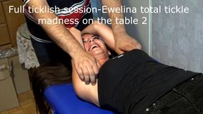 Full ticklish session:Ewelina total tickle madness on the table 2