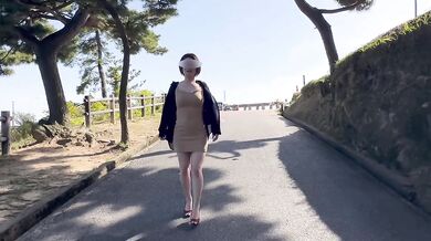 Japanese MILFs piss and squirt in rough outdoor fuck while sloppy blowjobs make them cum continuously