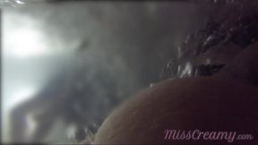 Flashing My Pussy in Front of a Boy in Swimming Pool and Helps Me Masturbate It's Very Risky