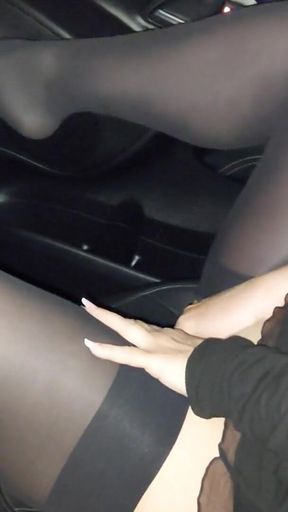 Memorable moment from &quot;Sexy mature woman masturbates in car&quot;