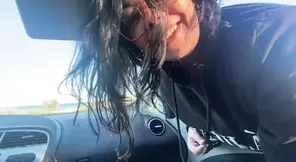 Maya gets in a stranger&#039;s car and they get fucked on the road