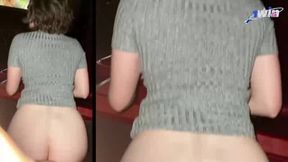 Sexy damsel blows and pokes in public cinema - Big dick, standing doggystyle and hj - legitimate yr old biotch gets nude for first time - Amazing xxx!