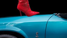 Metal heel boots vs 1993 Mustang Cobra hood crush and destruction