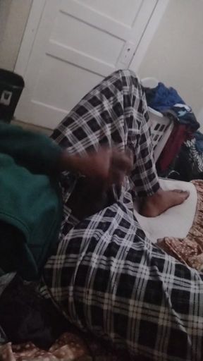 Pajama Porn - Beating It Through The Peep Hole