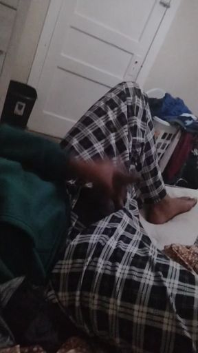 Pajama Porn - Beating It Through The Peep Hole