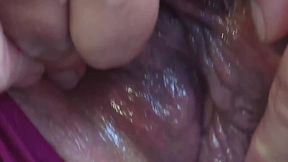 Busty BBW barely avoids getting caught pissing in public, flashing that thick mature ass and furiously rubbing one out