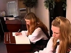 Blonde teen babe pussy rammed