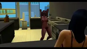 Lily Feng Cheats With Poli Milica in Steamy 3D Hentai Adventure