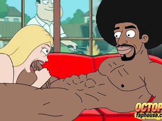 Ebony Plumber Bangs Married Housewife Behind Her Cuckold Spouse's Back