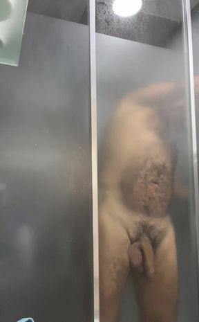 Cleaning Down the Shower