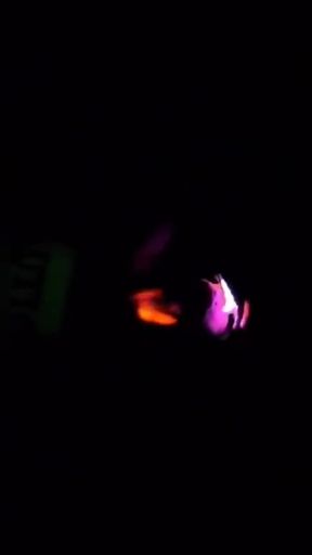 Flashlight in the dark