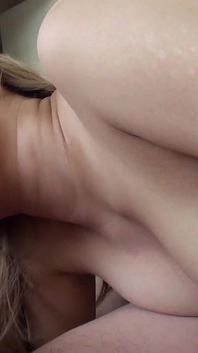 Virgin teen Marimu Amamiya a Japanese slut with small natural breasts spreads her legs to get her pussy stretched