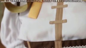 Naughty cosplay babe gets wild after the con