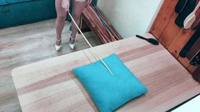 Super Sexy Beauty Mistress Punishes Her Husband with Spanking.