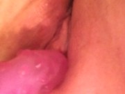 MILF masturbating and cums