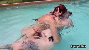 aquaphilias- misty rein samantha sinz lesbian dive buddies enjoy each other underwater on scuba