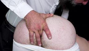 Pale twink Ryan Russo fucked by bear daddy Alex Tikas