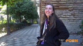 Just 18, she wants her first porno. Babe loses her virginity at PepePorn