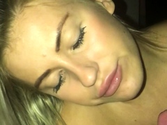 Sexy amateur blonde blowjob amp cumshot HD