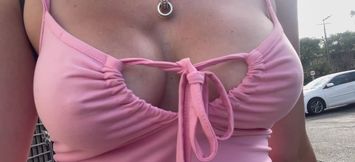 Walk with Me and My Big Horny Tits in Downtown Los Angeles