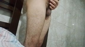 Handjob with big thick cock