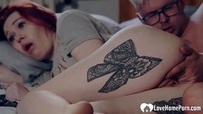 Hot Step Mom With Red Hair Gets Pounded Hard In Her Pussy
