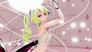 Miku Insect Hentai Dance Undress Creampie Mmd 3D Blonde Hair