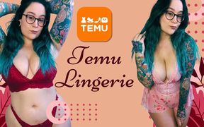 Temu Uncensored Lingerie Try on