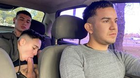 First Date Turns Into Hot Threesome With Luca Libra, Dimitri Star, and Taxi Driver
