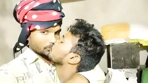 Slowly, Passionately, He Kissing Beautiful Brother In Captivating Gay Hindi Video