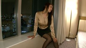 Oil-Slick Passion – Naughty Japanese Couple's Slippery Encounter